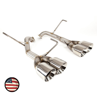 Axleback Exhaust - 2011-2014 WRX/STi Sedan - Muffler Delete - 4" Double Wall