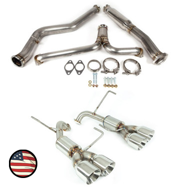 Catback Exhaust - 2015-2021 WRX, 2015-2018 STi - 4" Muffler - 4" Double Wall Tips