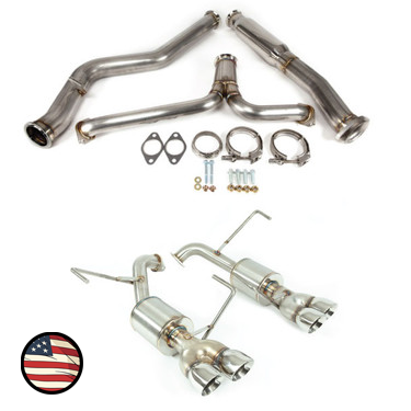 Catback Exhaust - 2015-2021 WRX, 2015-2018 STi - 4" Muffler - 3" Double Wall Tips