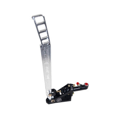 Nameless Performance Hydraulic Handbrake - Long (18") Raw CNC Aluminum Handle - Pass Through