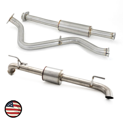 Axleback Exhaust - 2013-2017 Subaru XV Crosstrek / 2012-2016 Impreza Wagon - 5" Muffler - Turndown