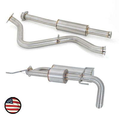 Catback Exhaust - 2012-2016 Impreza Wagon/2013-2017 Crosstrek - 5" Muffler - Turndown