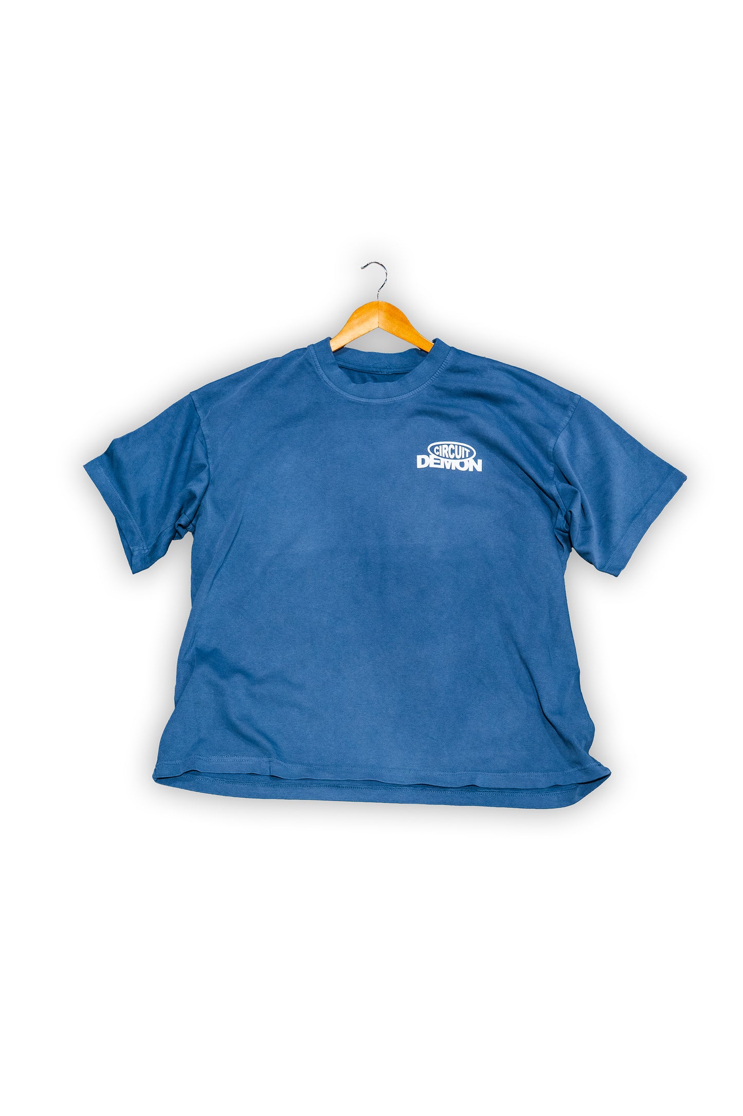 Checkerboard Tee Blue