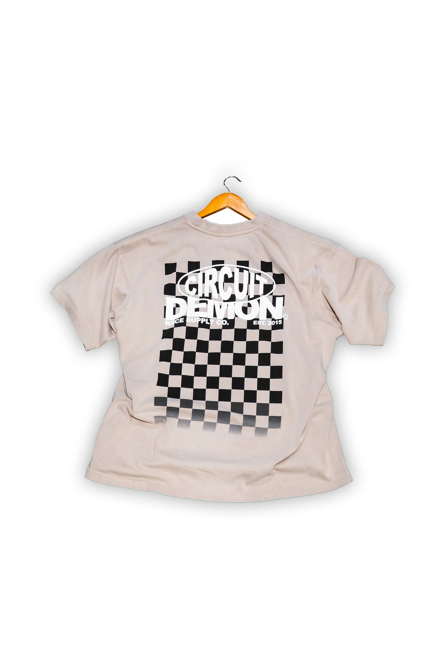 Checkerboard Tee French Oak