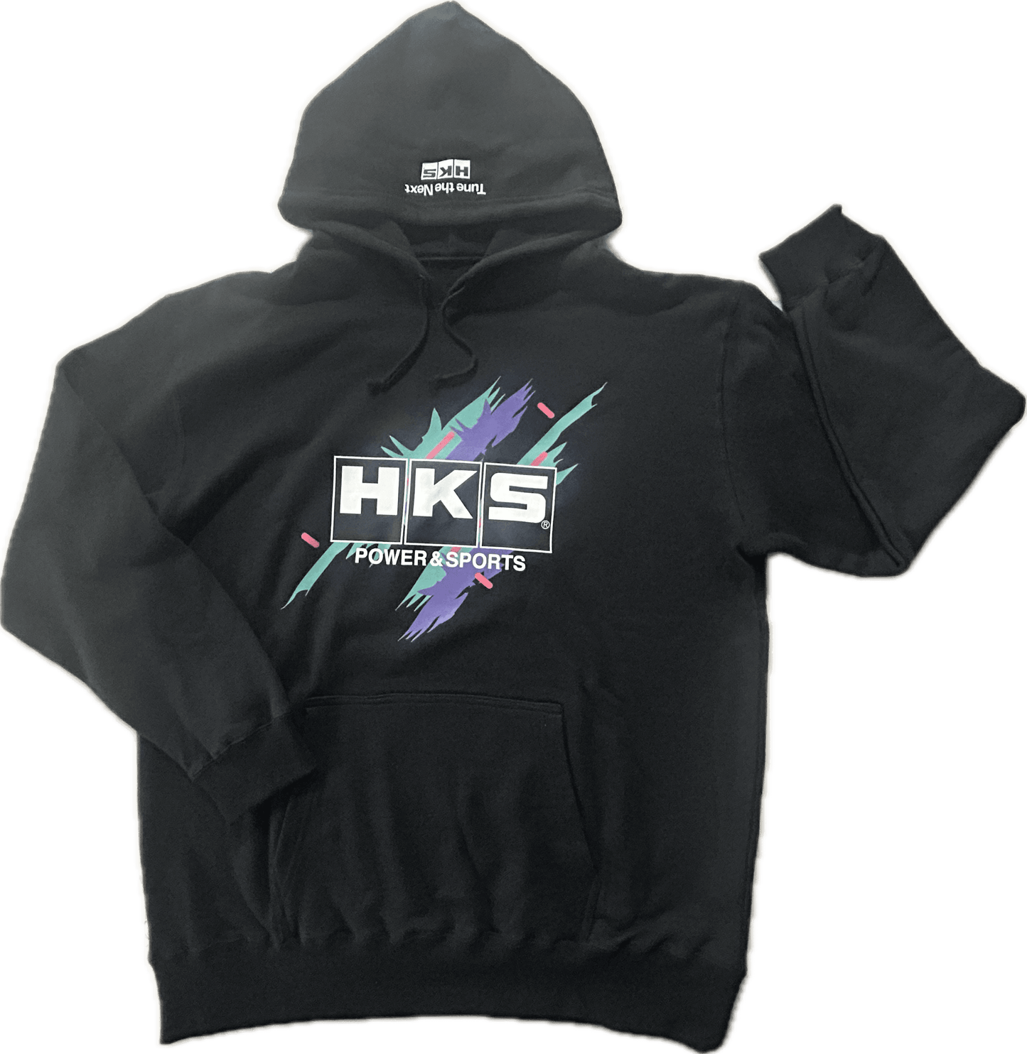 HKS HOODIE SUPER RACING BLACK XXL