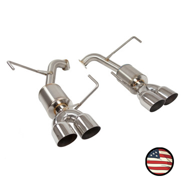Axleback Exhaust - 2019-2021 Subaru STi/2018 STi RA - 5" Muffler - 3.5" Single Wall Tips