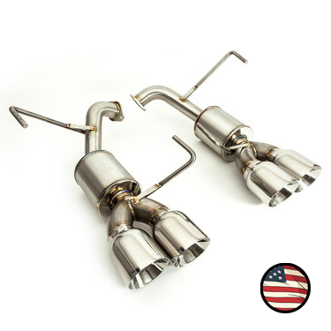 Axleback Exhaust - 2015-2021 WRX / 2015-2018 STi - 5" Muffler - 4" Double Wall Tips