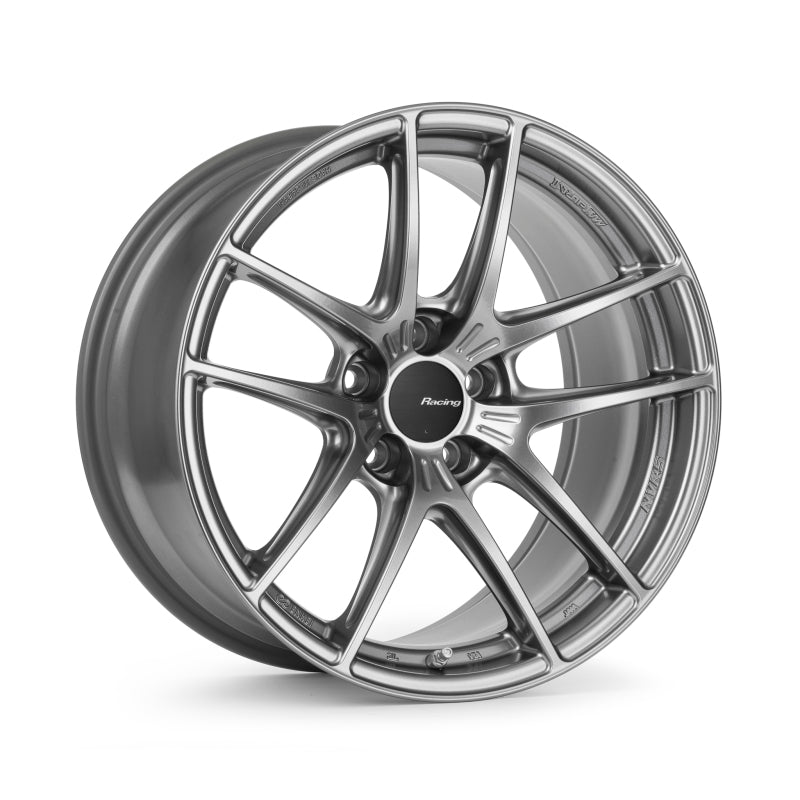 Enkei NVR5 18x8.5in / 5x112 BP / ET35 / 66.5mm Bore - Dark Hyper Silver Wheel