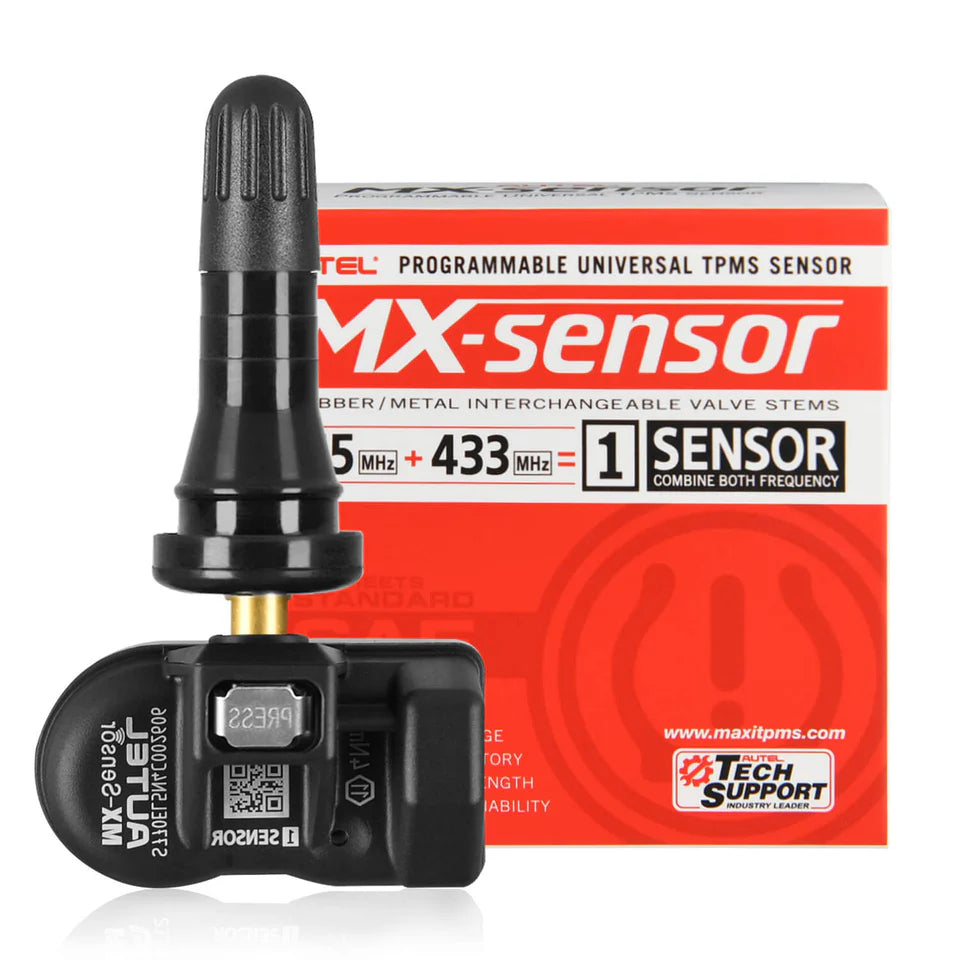Pack of 4x Autel MX Rubber Press In Tire Pressure Sensor (TPMS)