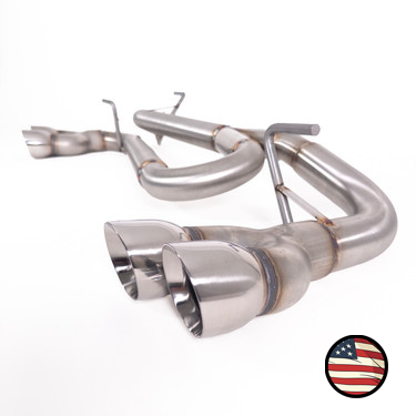 Axleback Exhaust - 2024+ Crosstrek - Muffler Delete - Quad Exit - 3" Double Wall Tips