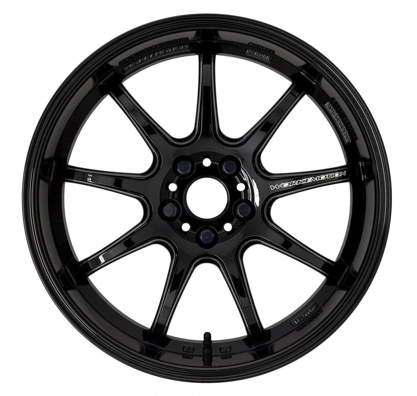 Work D9R 18x9.5 +38 Gloss Black 5X114.3