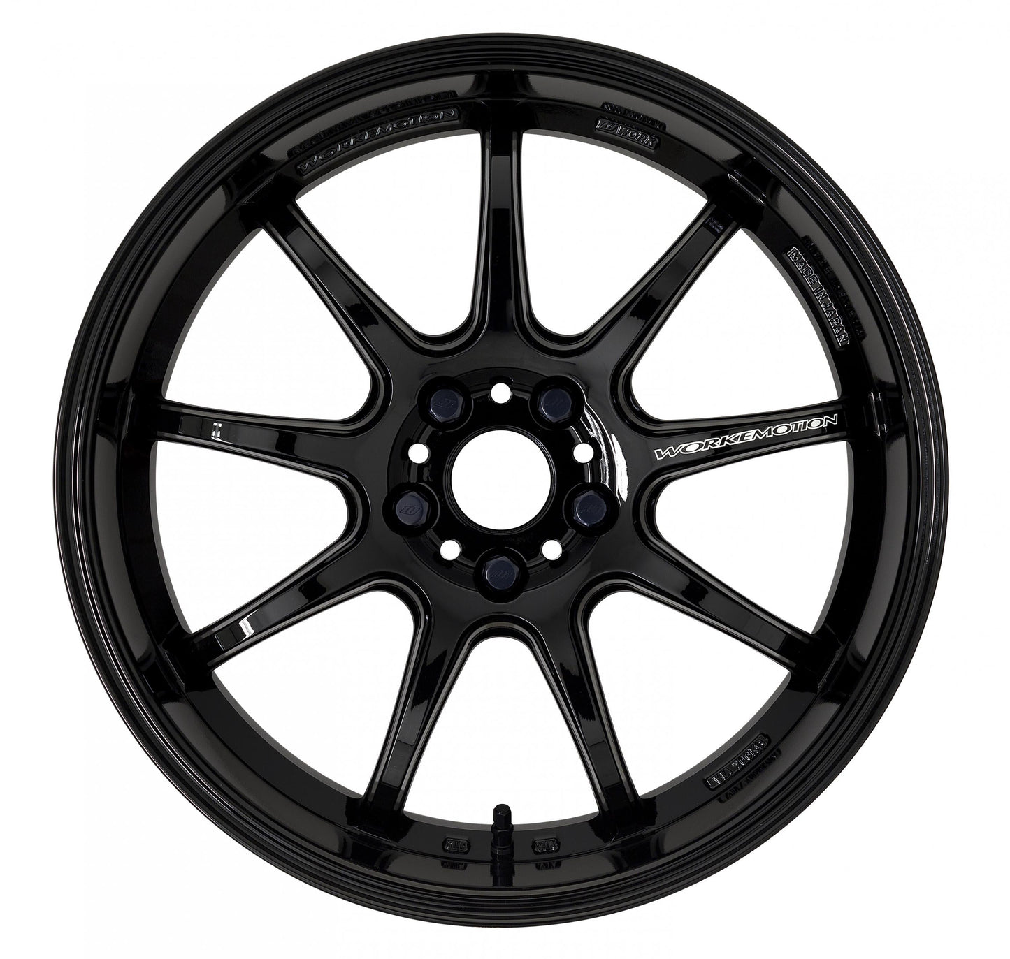 Work D9R 18x9.5 +30 Gloss Black 5X114.3