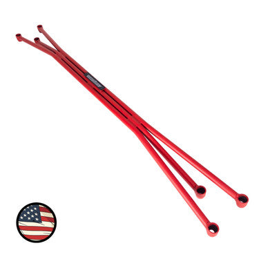 Front Strut Tower Bar - 2011-2015 Kia Optima - Wrinkle Red