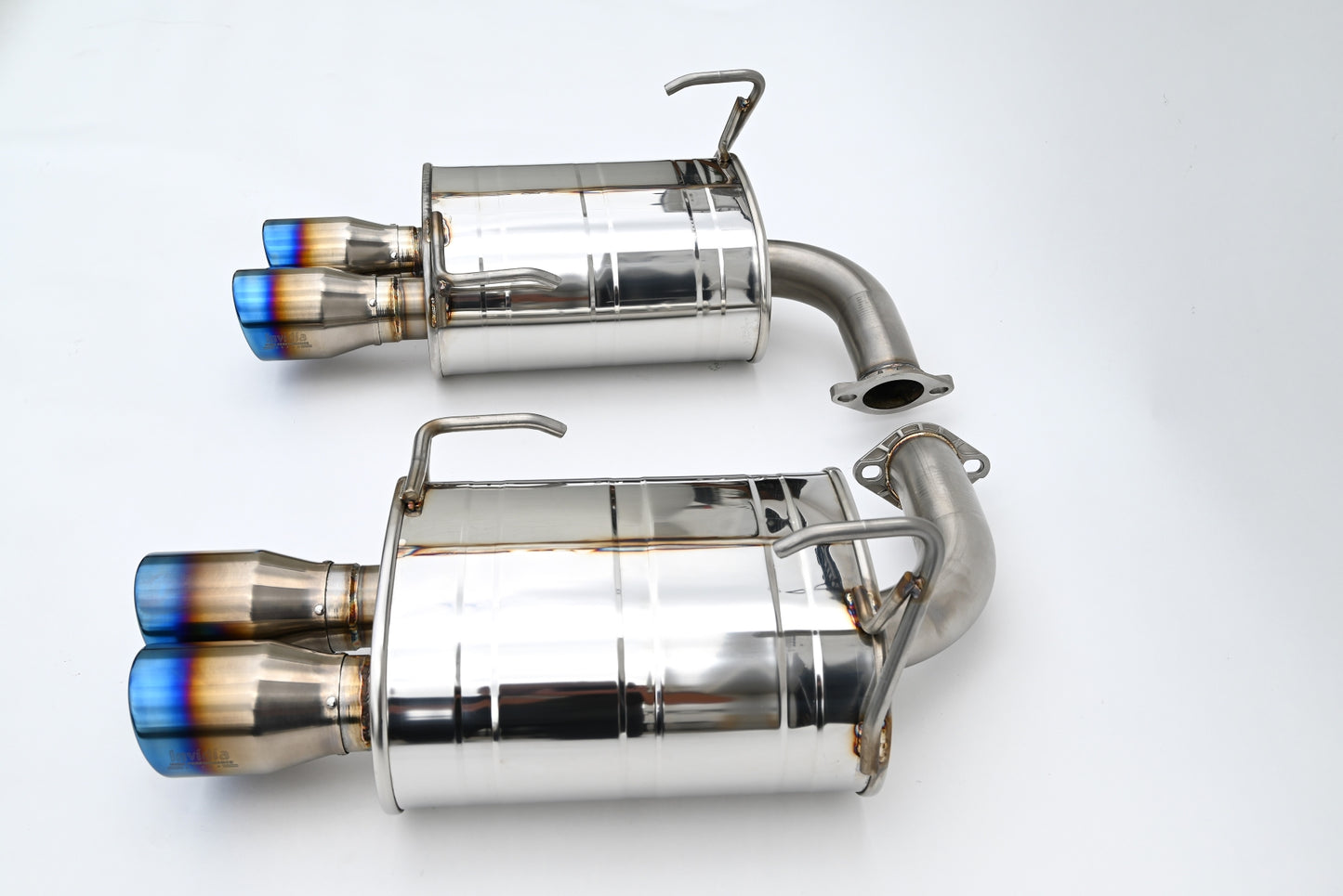 Invidia 2022+ WRX Q300 3.5" ROLLED DUAL WALL Burnt Titanium TIP AXLE BACK