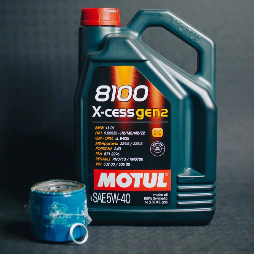 Motul 5W30 X-CLEAN EFE Oil Change Kit Subaru 22+ FA24 WRX