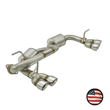 Axleback Exhaust - 2017-23 Impreza Wagon - 5" Muffler - Quad Exit - 3" Double Wall Tips