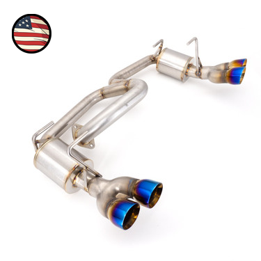 Axleback Exhaust - 2013-2017 Crosstrek - Quad Exit 5" Muffler - 3" Double Wall Tips