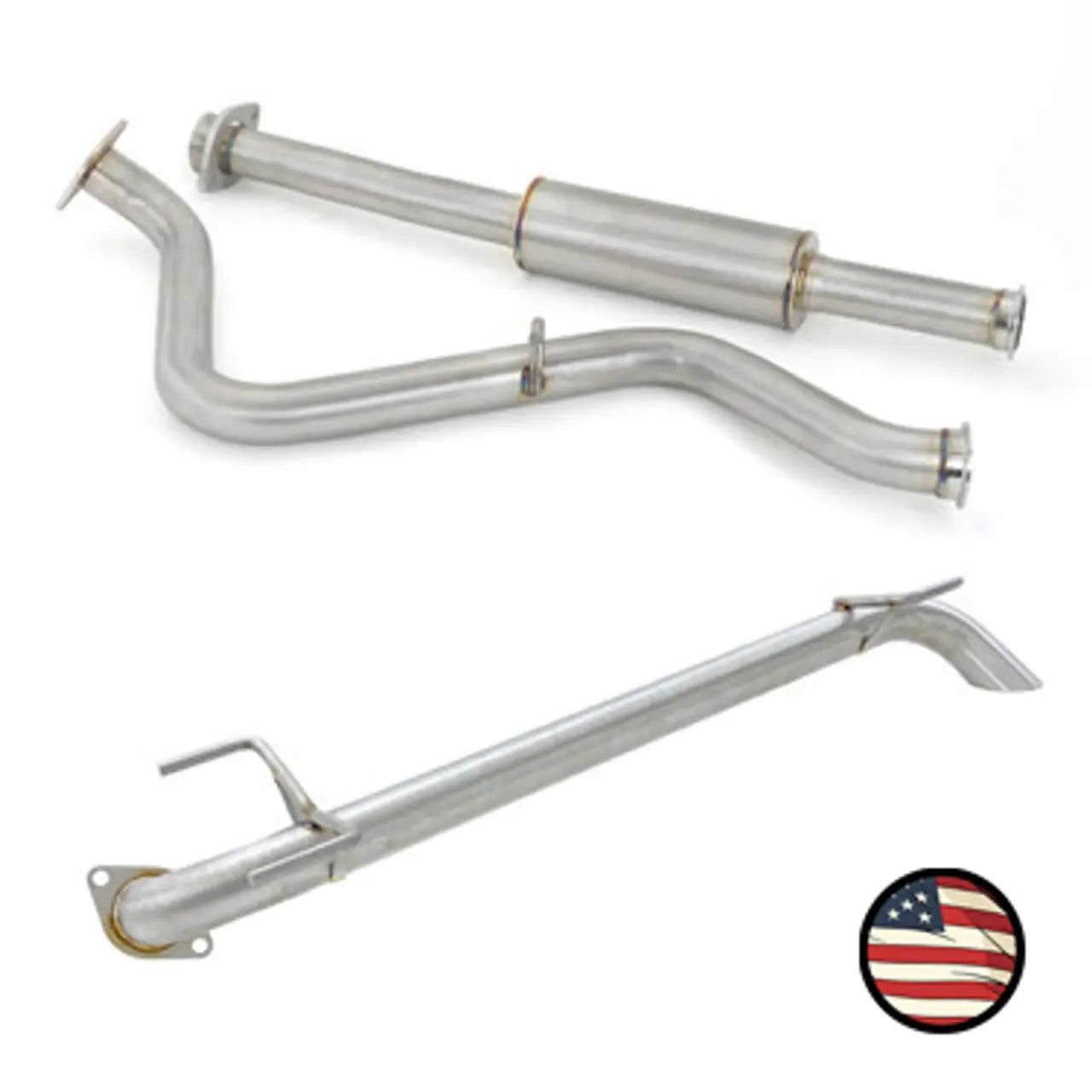 Axleback Exhaust - 2017+Impreza Wagon / 2018+ Crosstrek - Muffler Delete - Turndown
