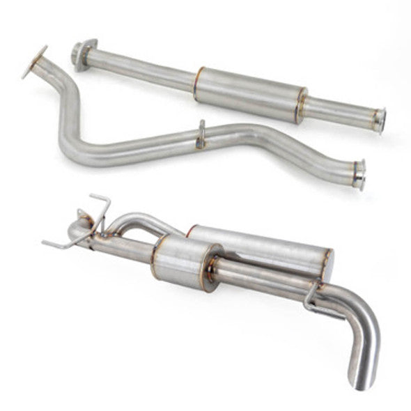 Catback Exhaust - 2017+Impreza Wagon / 2018-2023 Crosstrek - Dual Chamber with 5" Muffler - Turndown