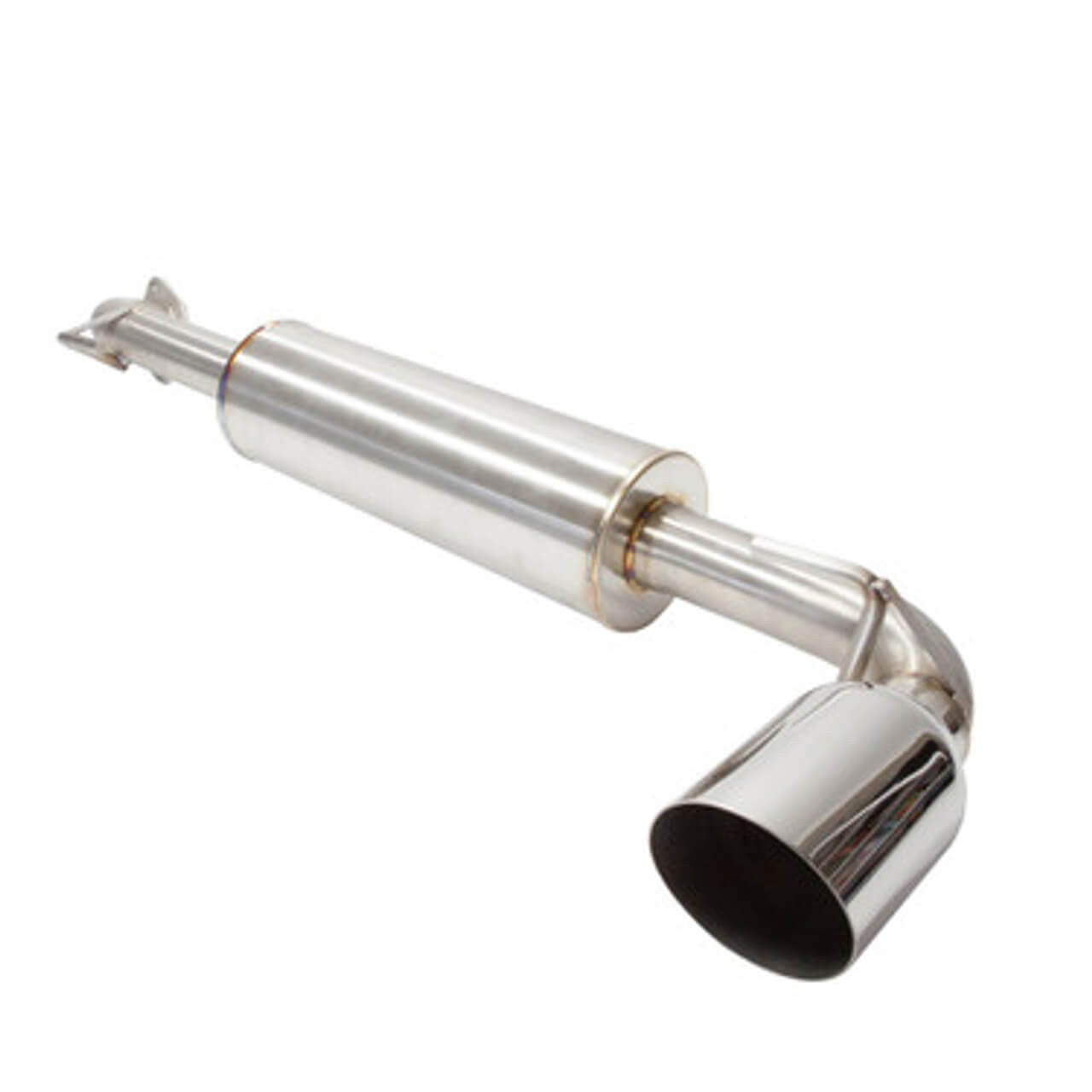 Axleback Exhaust - BRZ/FRS 2013-2016 - Single Exit Ultra Quiet Track Pipe - 4" Single Wall Tip