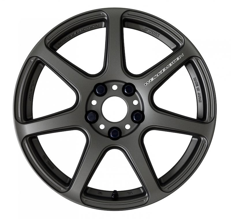 Work T7R 18x9.5 +22 Matte Gunmetal 5X114.3