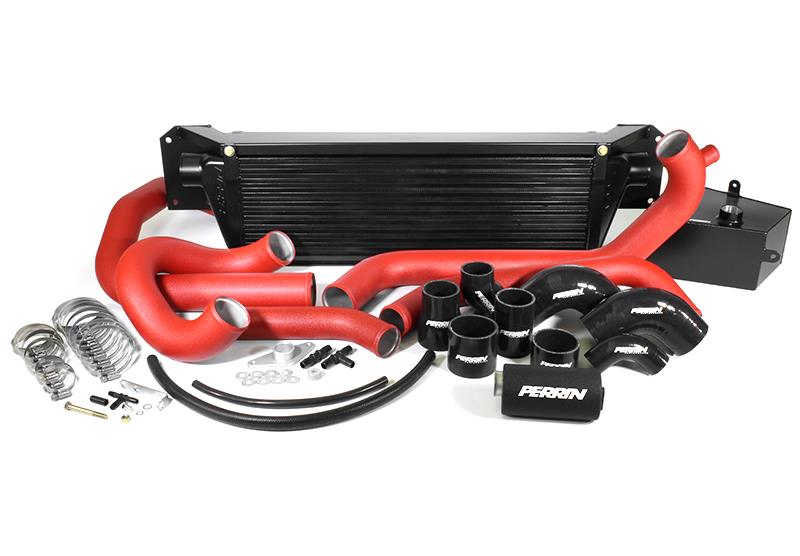 PERRIN 15-21 Subaru STI Front Mount Intercooler Boost Tube Kit - Red