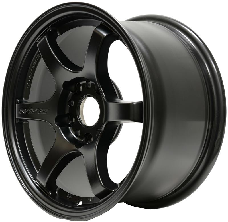 Gram Lights 57DR 15x8.0 +28 5-114.3 Semi Gloss Black Wheel