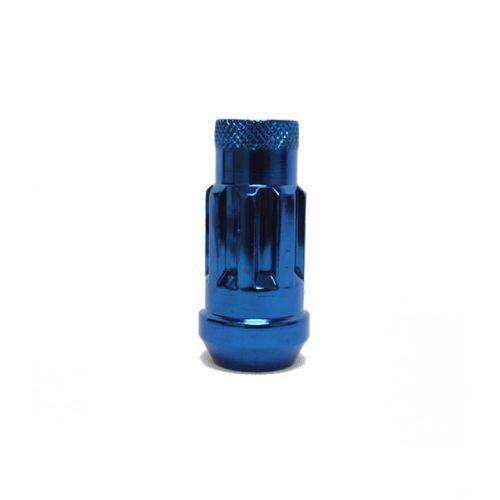 Wheel Mate Monster Locking Lug Nut Set of 4 - Blue 14x1.50