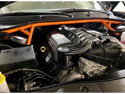 Front Strut Tower Bar - 2011-2014 Hyundai Sonata - Wrinkle Black