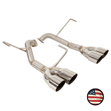 Axleback Exhaust - 2022+ Subaru WRX - Muffler Delete - 3.5" Single Wall Tips