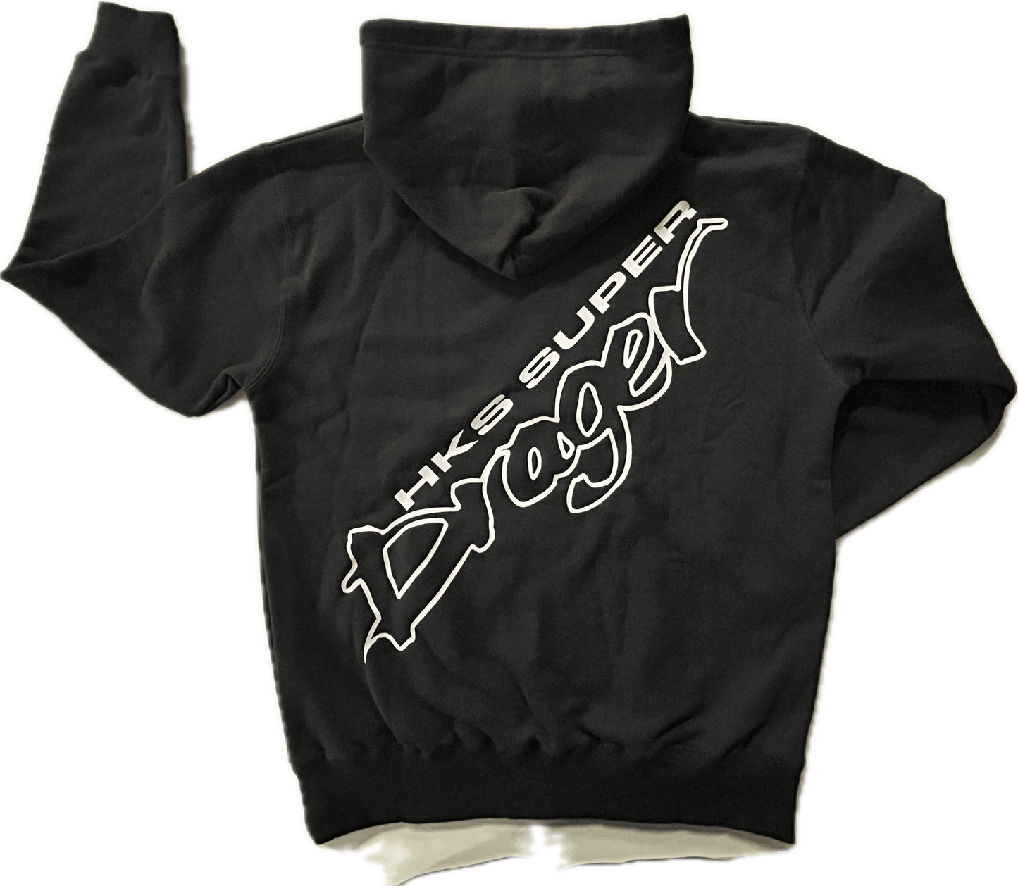 HKS HOODIE SUPER DRAGER BLACK XXL
