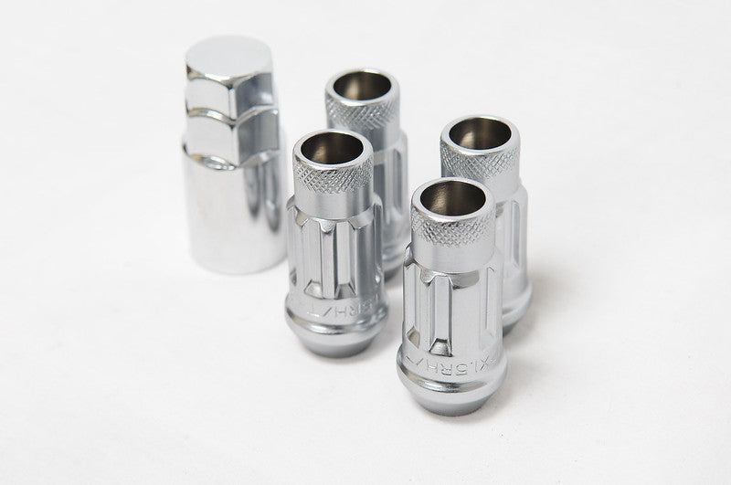 Wheel Mate 12x1.25 48mm Muteki SR48 Silver Open End Lug Nuts - HARDmotion -  Hyper Auto Racing Development