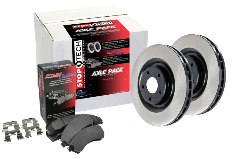 Centric OE 2015-2021 Subaru WRX Coated Rear Brake Kit (2 Wheel)