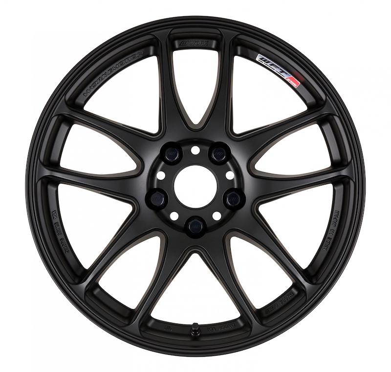 Work CR Kiwami 19x9.5 +15 Matte Black 5X114.3
