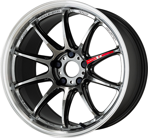 Work ZR10 18x9.5 +12 Glim Black Diamond Cut Rim 5X114.3