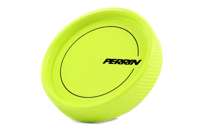Perrin 02-24 Subaru WRX / 2022 BRZ & GR86 / 04-21 STI / 00-18 Forester XT Oil Fill Cap - Neon Yellow