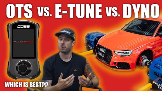 Which tuning is right for you? OTS vs E-Tune vs Dyno Tune