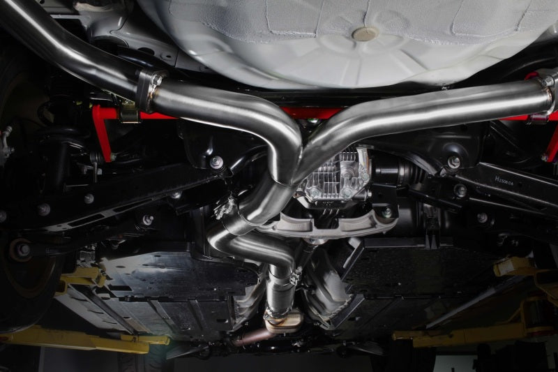 Perrin 22-24 Subaru WRX T304 Stainless Steel Midpipe w/ Resonator