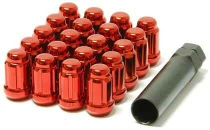 Wheel Mate Muteki Closed End Lug Nuts - Red 12x1.50