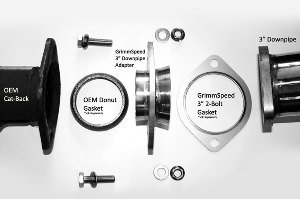 Midpipe - 2013-2016 BRZ/FR-S - 3-Inch - 2.5 Inch Gasket