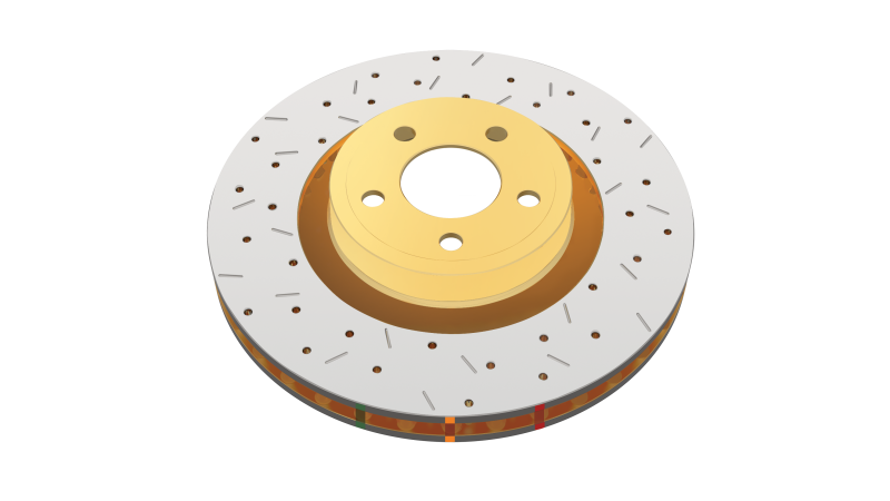 DBA 12+ Subaru/Scion BRZ/FR-S (AU Spec) 10 Lug Slot Rear Drilled & Slotted 4000 Series Rotor