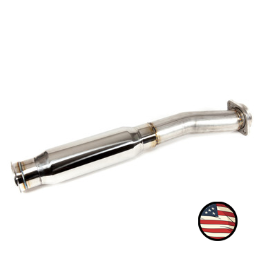 Replacement Midpipe Front Section ONLY - 2015-2021 WRX/STI - With Resonator
