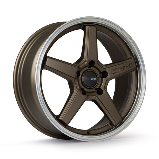 Enkei Quasar 18x8in / 5x100 BP / 45mm Offset / 72.6mm Bore - Matte Bronze Wheel