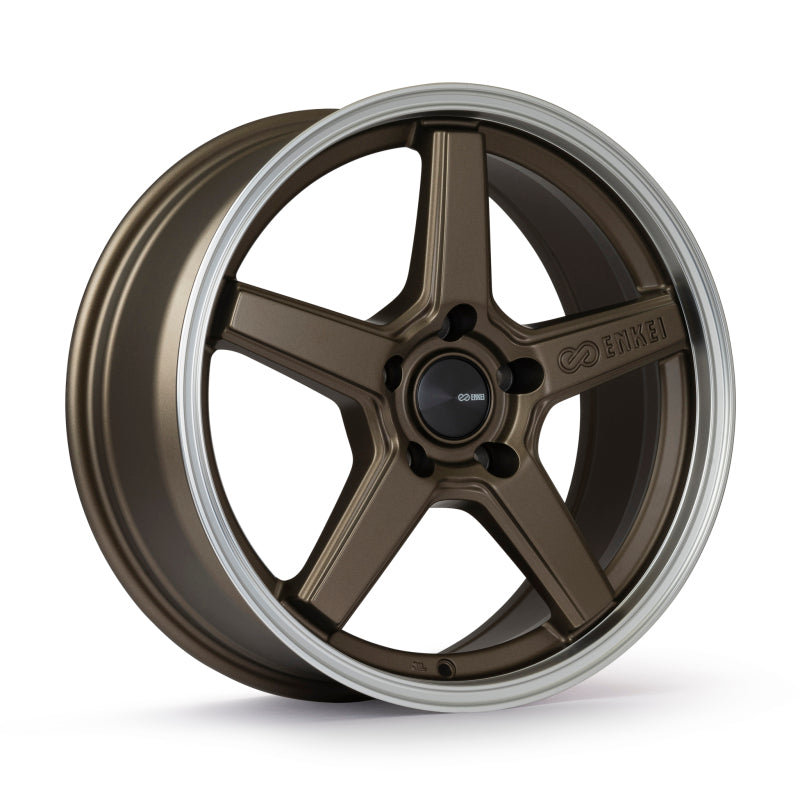 Enkei Quasar 19x8in / 5x120 BP / 55mm Offset / 72.6mm Bore - Matte Bronze Wheel