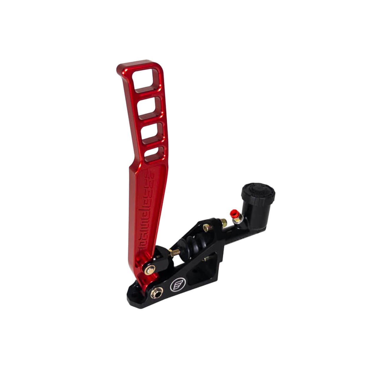 Nameless Performance Hydraulic Handbrake - Short (13") Red Handle - No Master Cylinder