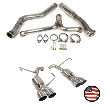 Catback Exhaust - 2022+ Subaru WRX - 5" Muffler - 3.5" Single Wall Tips