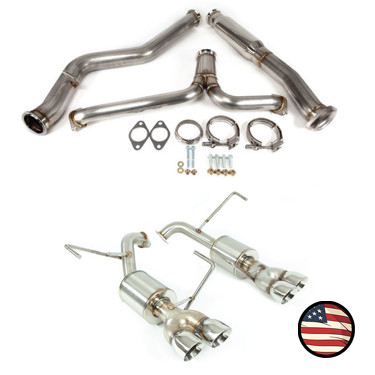Axleback Exhaust - 2022+ Subaru WRX - 5" Muffler - 3" Double Wall Tips