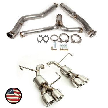 Catback Exhaust - 2022+ Subaru WRX - 4" Muffler - 4" Double Wall Tips