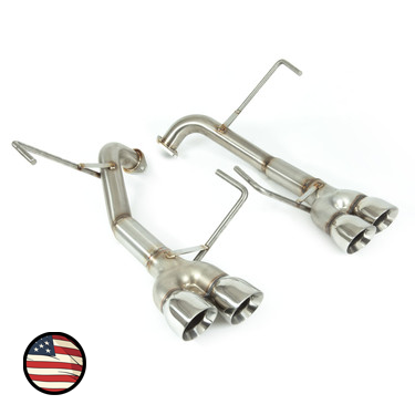 Axleback Exhaust - 2015-2021 WRX / 2015-2018 STi - Muffler Delete - 3" Double Wall Tips