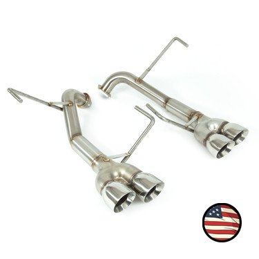 Axleback Exhaust - 2019-2021 Subaru STi/2018 STi RA - Muffler Delete - 4" Double Wall Tips